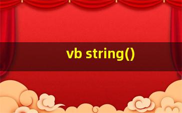 vb string()